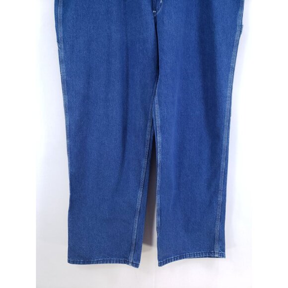 Key Regular Fit Dungaree Jeans Men's Size 46x33 - Picture 5 of 8